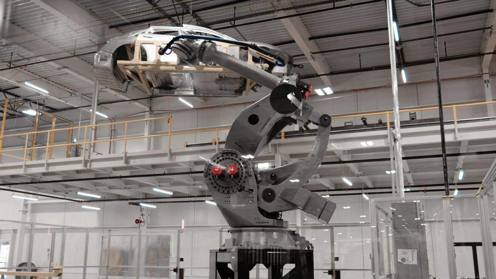 Tesla Cybertruck Lucid factory phase 1 complete Greenfield_1