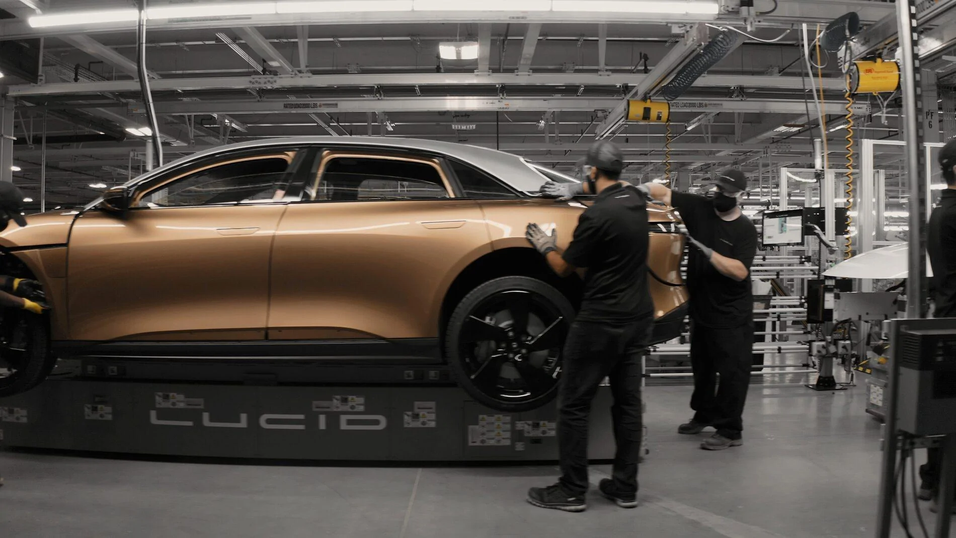 Tesla Cybertruck Lucid factory phase 1 complete Int-Paint-Shop_02