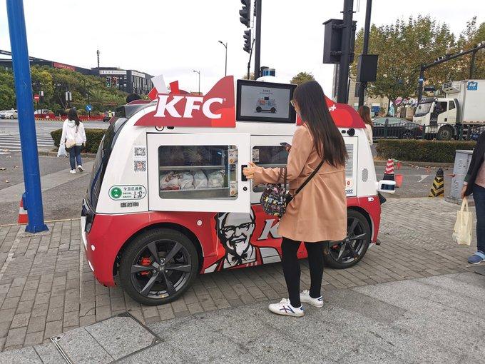 Tesla Cybertruck KFC introduces self-driving trucks chicken