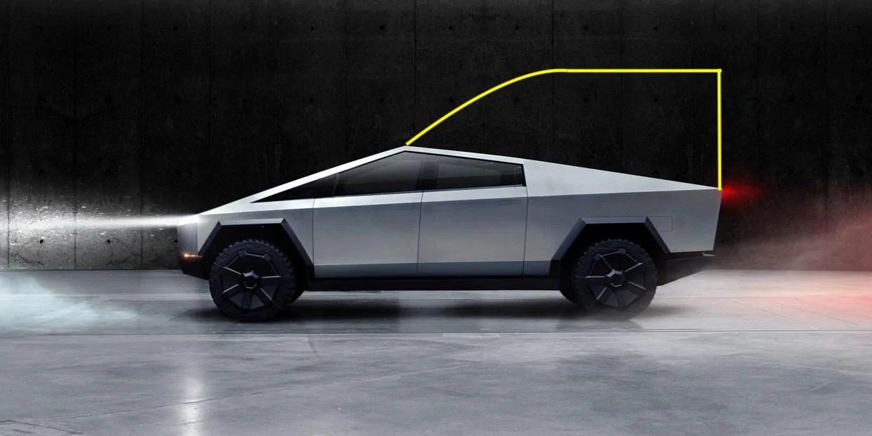 Tesla Cybertruck Crowdsource camper design for Cybertruck CT 6-3 aero 
