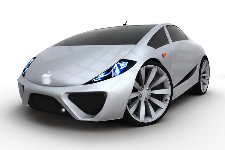 Tesla Cybertruck Apple semi-autonomous “Tesla-like” vehicle Apple-Car-740x493