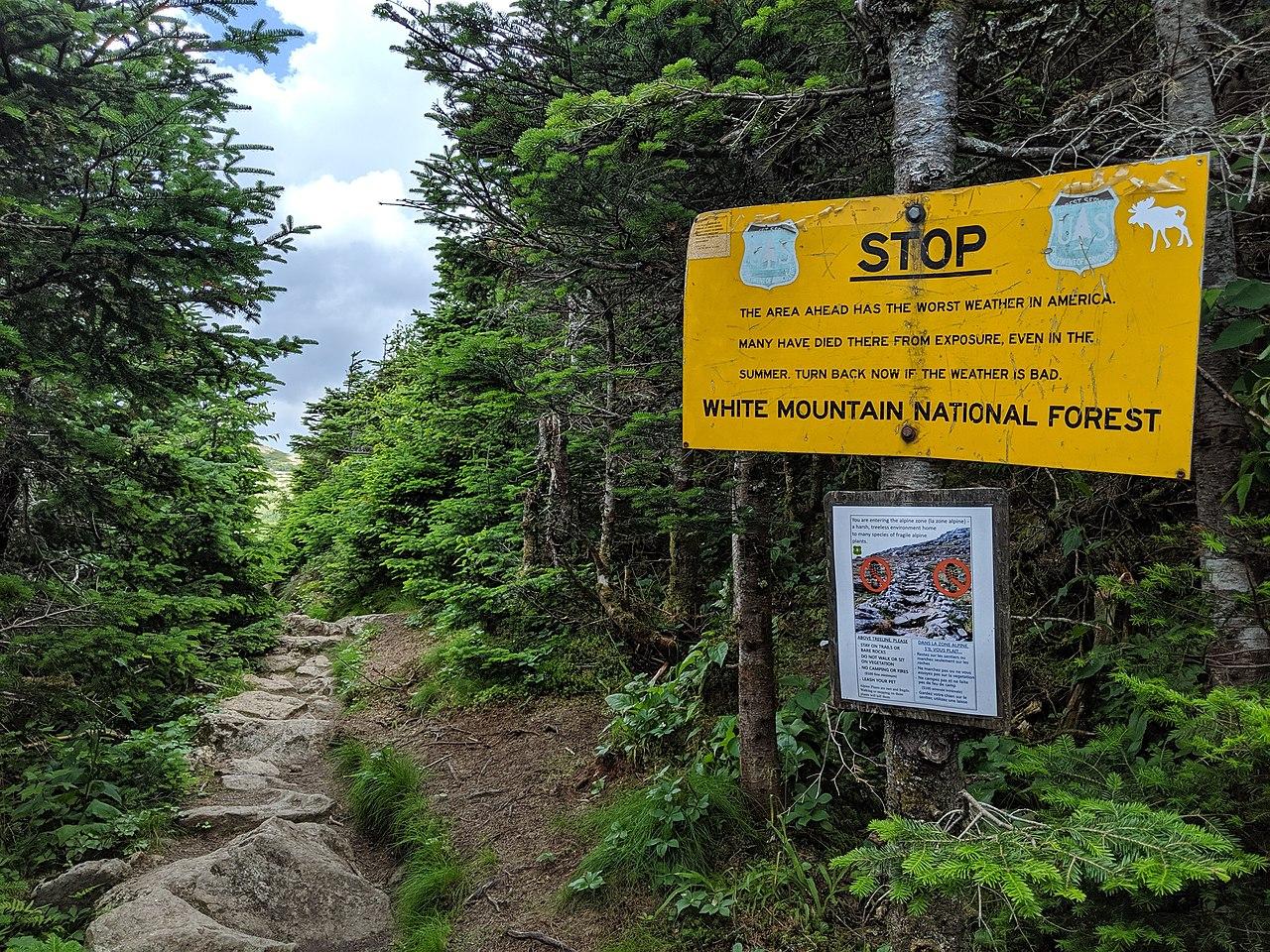 Tesla Cybertruck Where I want to drive my Cybertruck - and Thanks Elon for your Vision. 1280px-White_Mountain_National_Forest_Alpine_Zone_Warning_Sign