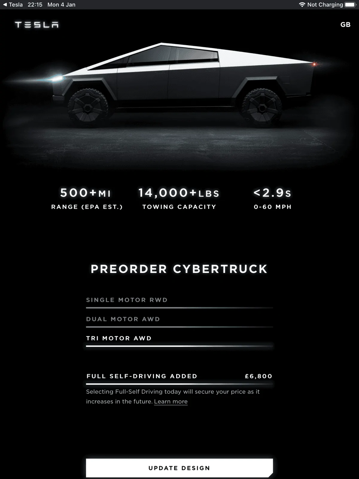 Tesla Cybertruck NOT A GOOD WAY TO START THE YEAR! 7K-10k?? (with no changes) DA316571-418A-45AF-8E95-C4997A365EE1