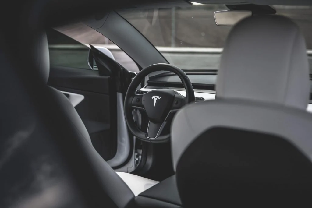 Tesla Cybertruck Tesla audio partner DSP Concepts discusses noise cancellation tech & the future of sound in autonomous cars tesla-model-3-13-scaled-1-1024x683
