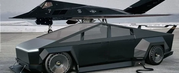 Tesla Cybertruck Permanent stealth mode from police radar / laser? ruck-meets-f-117-becomes-a-stealth-bomber-139524-7