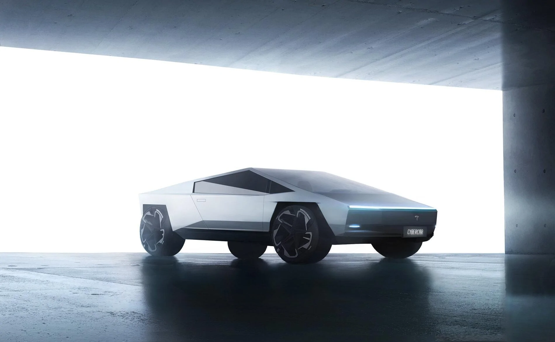 Tesla Cybertruck Check out the CyberRod iu