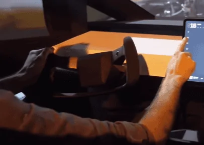 Tesla Cybertruck Will CyberTruck get the Yoke Steering Steering wheel cyber