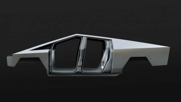 Tesla Cybertruck Exoskelton fake news? cybertruck-fram