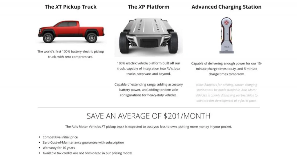 Tesla Cybertruck Atlis Motor Vehicles Forms 2 EV Battery Pack Partnerships -plan-electric-truck-platform-charging_100779506_l