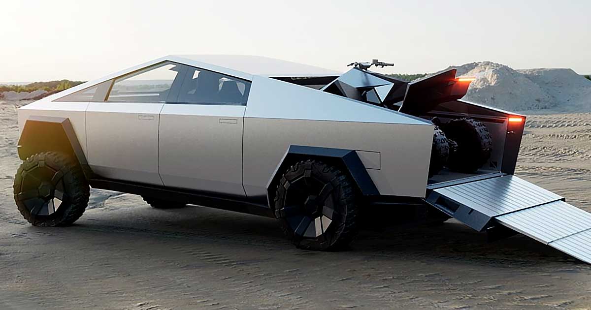Tesla Cybertruck How Much will the Tailgate Weigh? tesla-finally-unveiled-its-blade-runner-cybertruck1