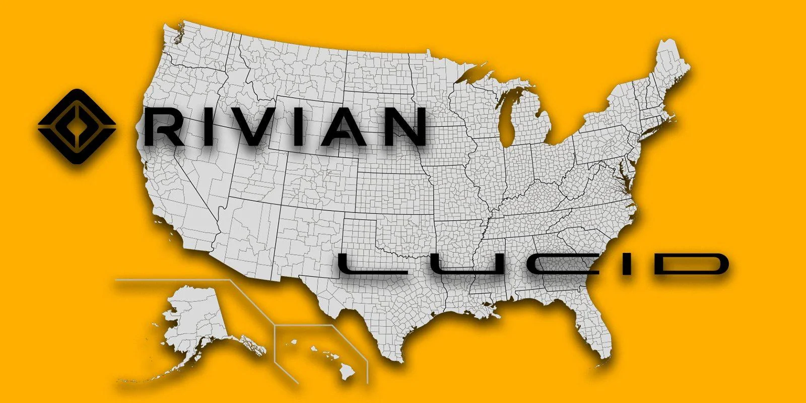 Tesla Cybertruck Electrek: Rivian and Lucid Motors both expand U.S. retail presence Rivian-Lucid-US