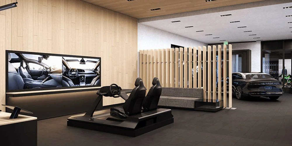 Tesla Cybertruck Electrek: Rivian and Lucid Motors both expand U.S. retail presence Lucid-Studio