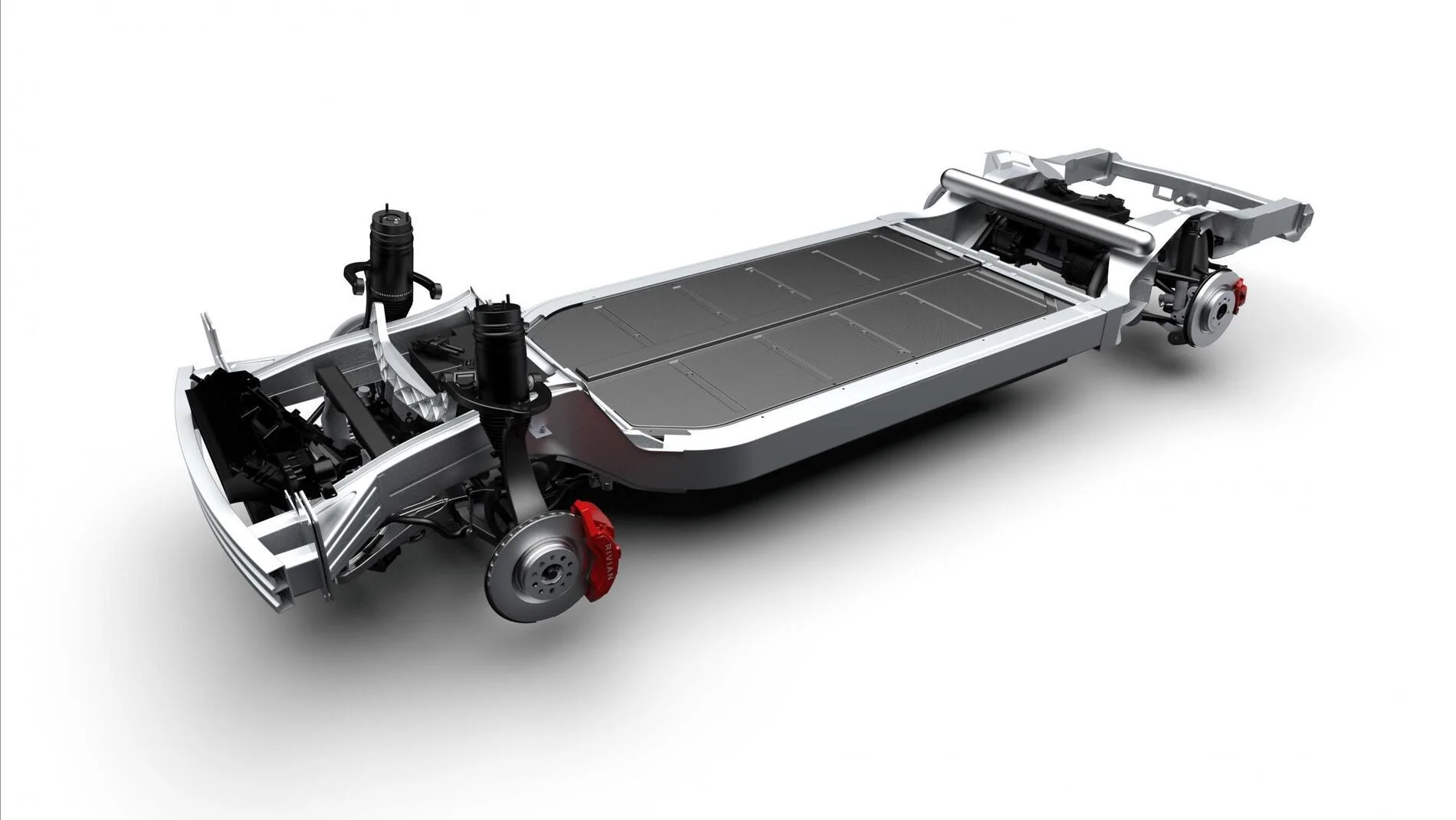 Tesla Cybertruck Rivian’s Amazon electric delivery vans deployed for road testing in Los Angeles skateboard_platform