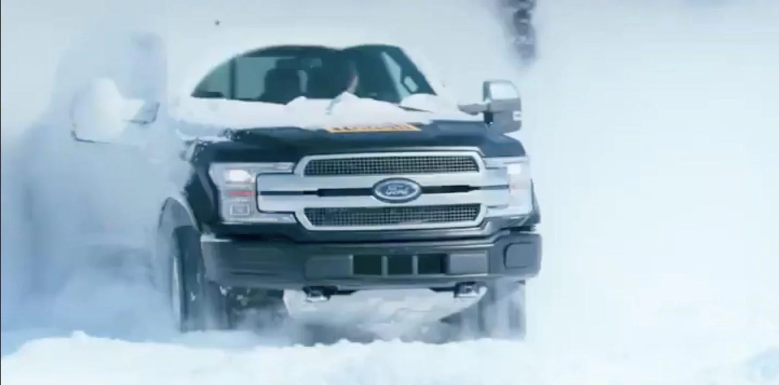 Tesla Cybertruck FORD LOSES F-150 ELECTRIC PICK UPS BATTERY SUPPLIER TO IMPORT BAN OVER IP Ford-F150-Electric-pickup-snow-e1608666012168