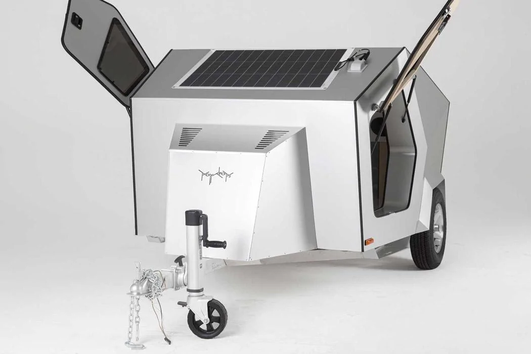 Tesla Cybertruck Cybertruck worthy battery operated trailer promises energy efficiency for electric vehicles! rops-P17A-teardrop-trailer-for-electric-vehicles-7