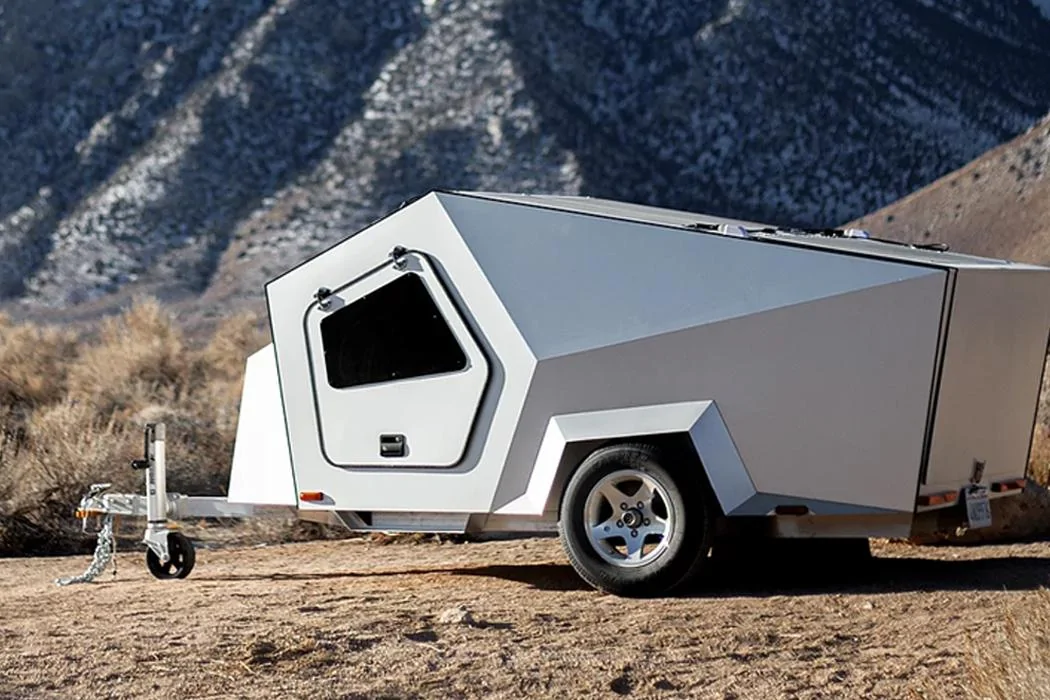 Tesla Cybertruck Cybertruck worthy battery operated trailer promises energy efficiency for electric vehicles! Polydrops-P17A-trailer-for-electric-vehicles