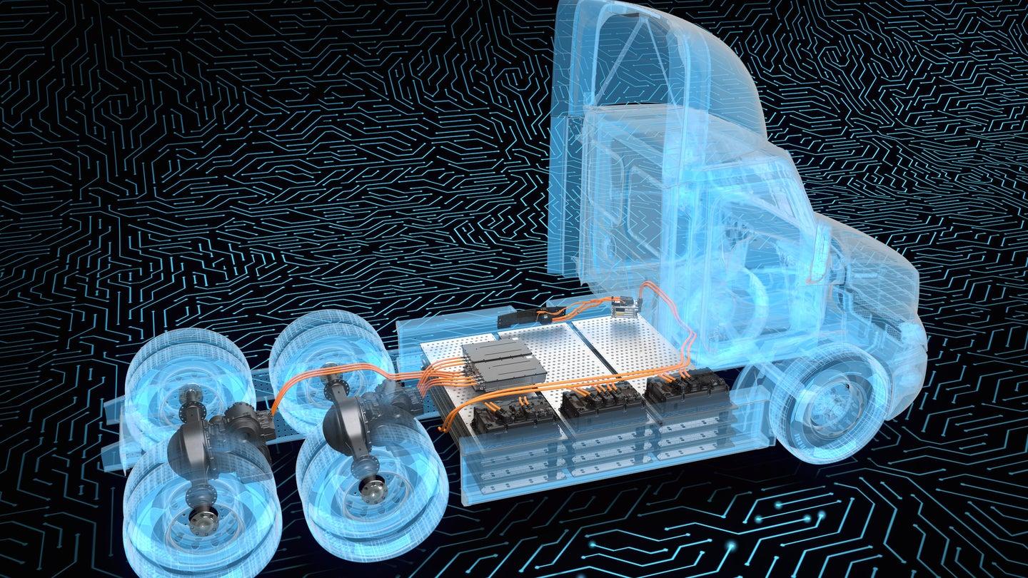 Tesla Cybertruck Heavy-Duty Engine Manufacturer Detroit Diesel Is Now in the Electric Semi-Truck Business original