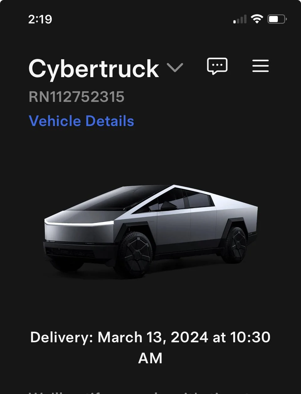 Tesla Cybertruck VINs Pending Delivery Chart & National Map 🗺️ IMG_5067