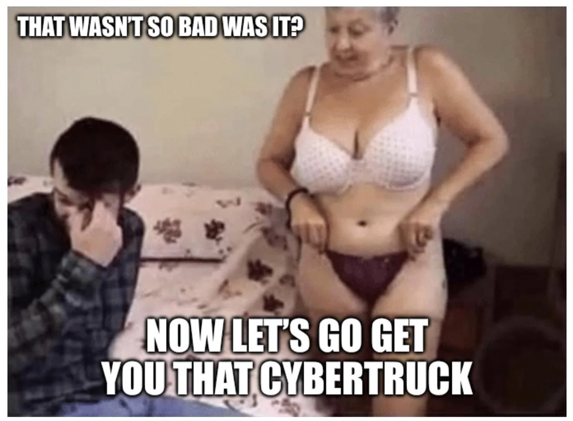 Tesla Cybertruck ❗️ASKING Tesla CYBERTRUCK Owners Their Monthly PAYMENT (& Income) IMG_8701