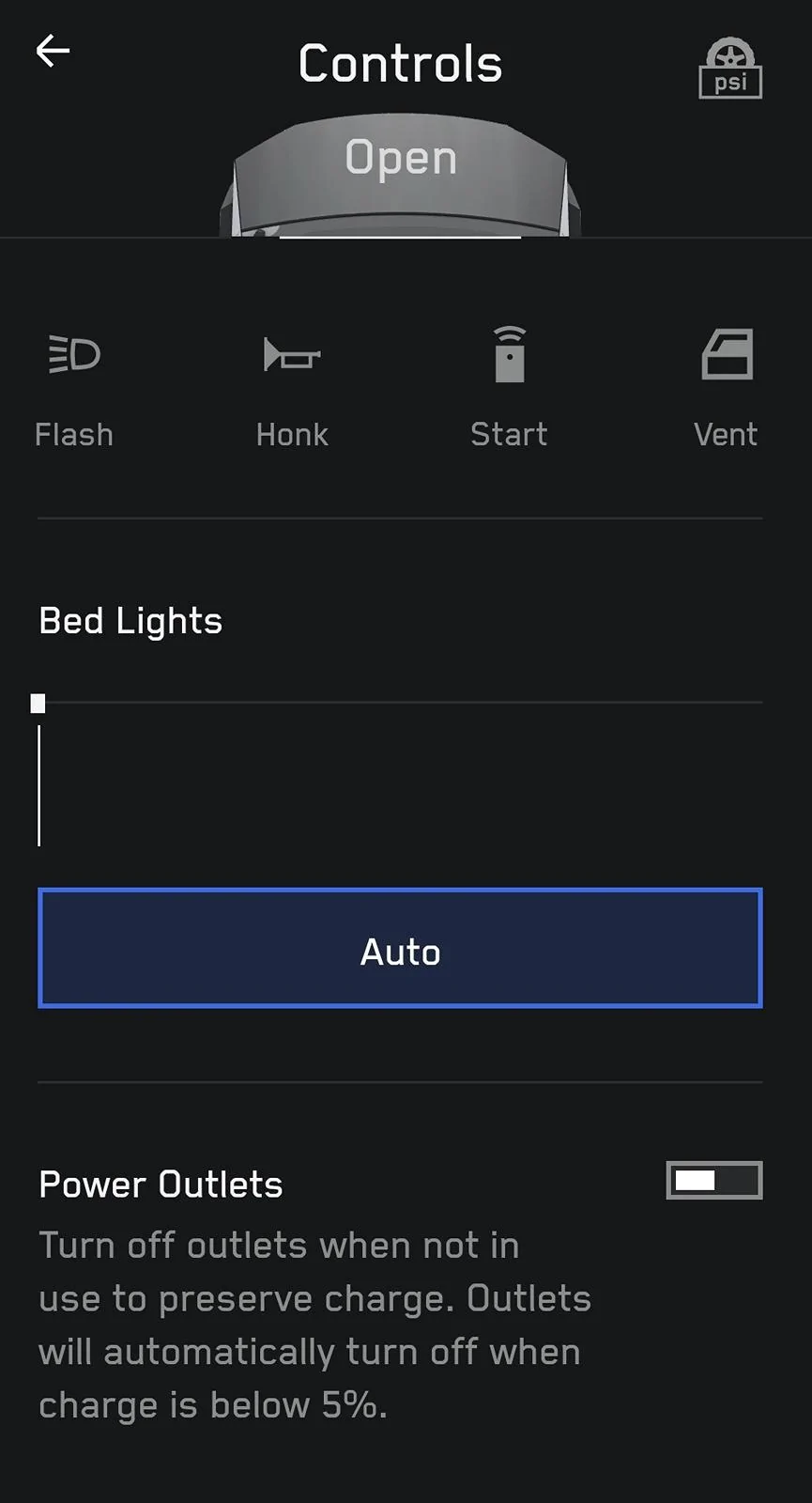 Tesla Cybertruck Cybertruck bed mattress solution - EXPED 72"x25.6"x3" air mattresses + BougeRV 2900 BTU heat pump Vault light control