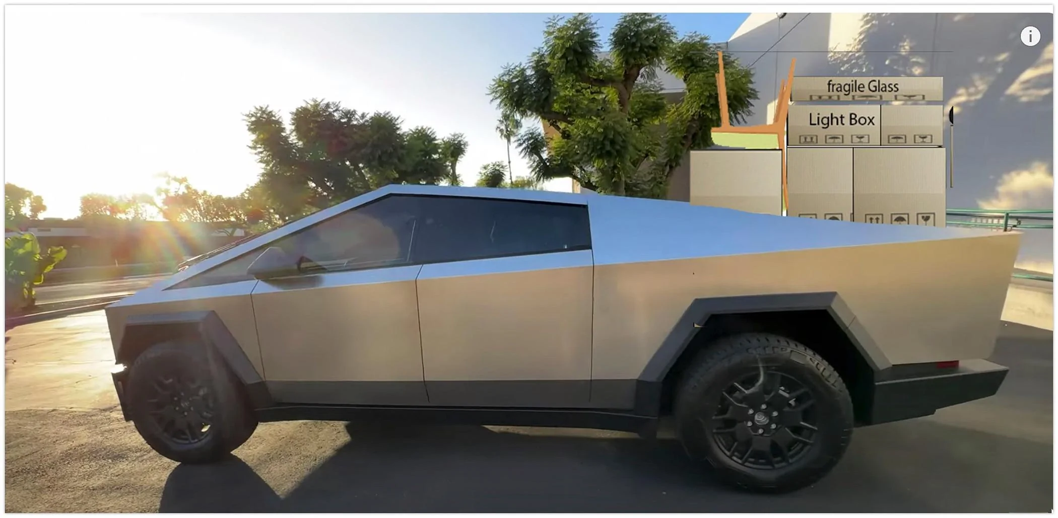 Tesla Cybertruck TESLA CyberTruck Wind Tunnel Testing - SHOCKING Results (w/ Cd figures measured) Cybertruck load in back