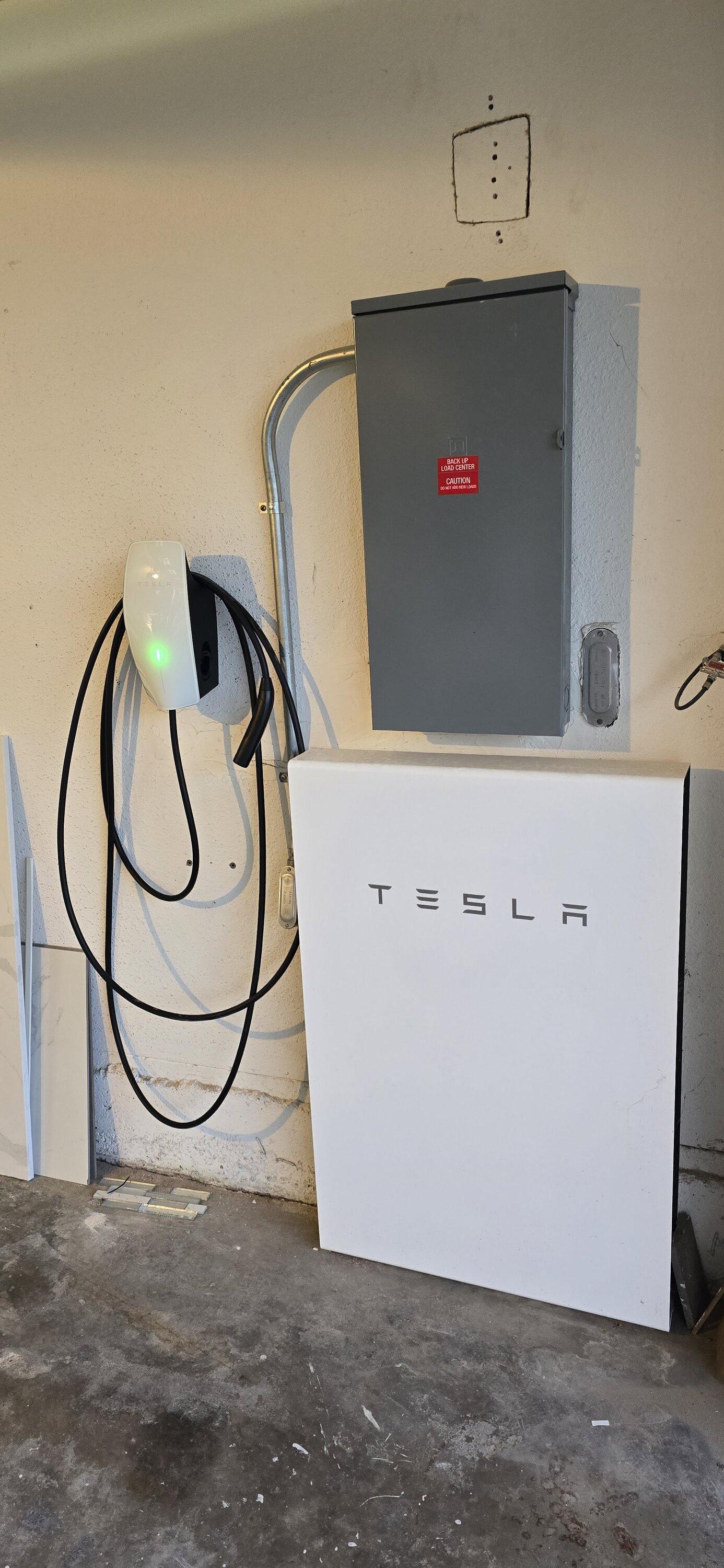 Tesla Cybertruck Got my Unversal Wall Connector and installed it 20240314_072254