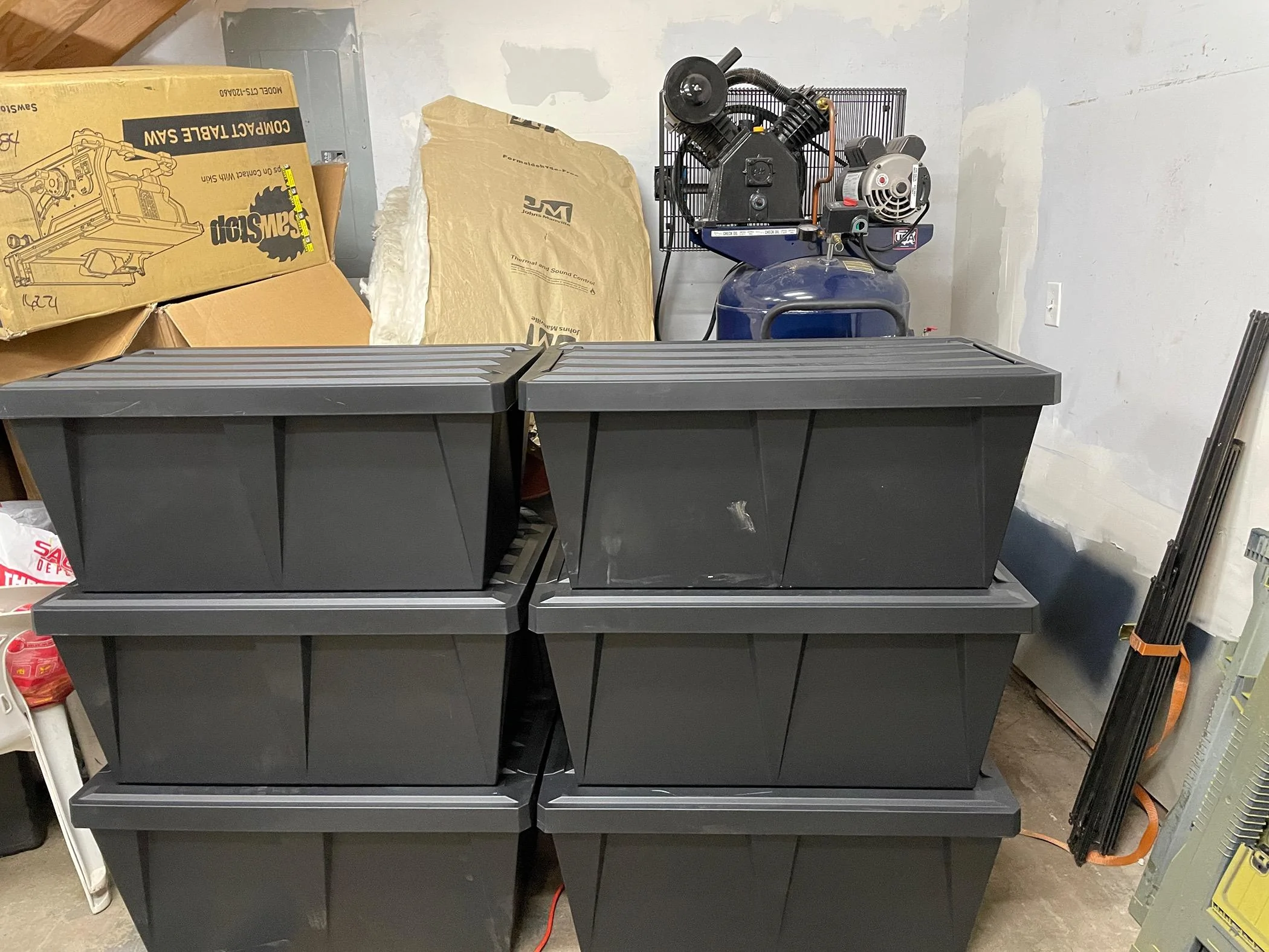 Tesla Cybertruck Accessories installed: Molle Vault Cargo Divider + Vault Cargo Bins (Dimensions Inside) + Wheel Center Caps IMG_5104