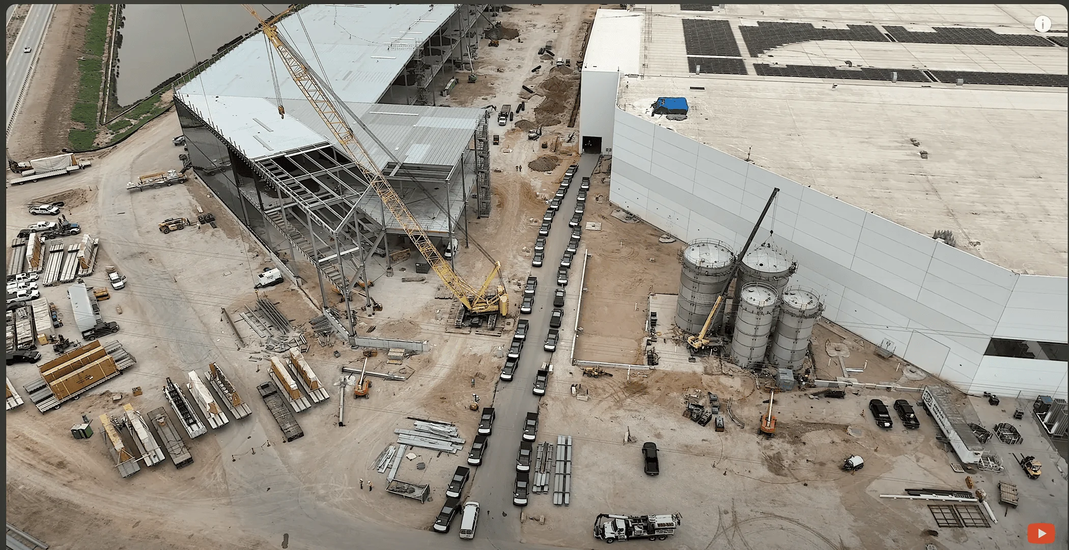 Tesla Cybertruck Cybertruck takeover!  ~ 317 Cybertrucks at Giga Factory Texas Screenshot 2024-03-14 at 11.41.26 PM