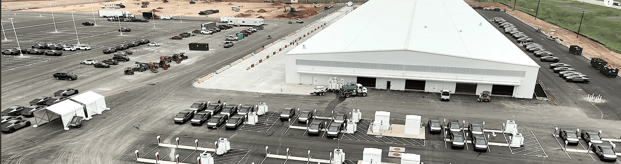 Tesla Cybertruck Cybertruck takeover!  ~ 317 Cybertrucks at Giga Factory Texas Screenshot 2024-03-14 at 11.45.36 PM