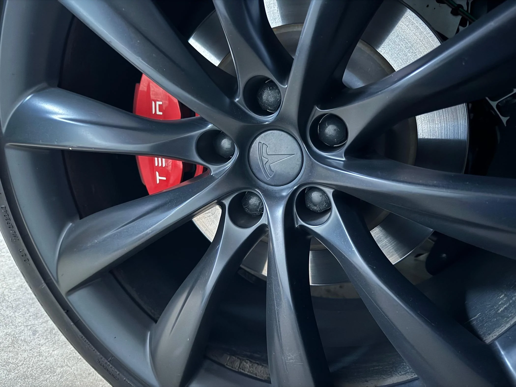 Tesla Cybertruck Lug Nut Caps IMG_5474