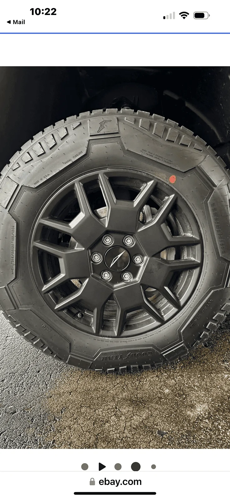 Tesla Cybertruck Center cap size IMG_6486