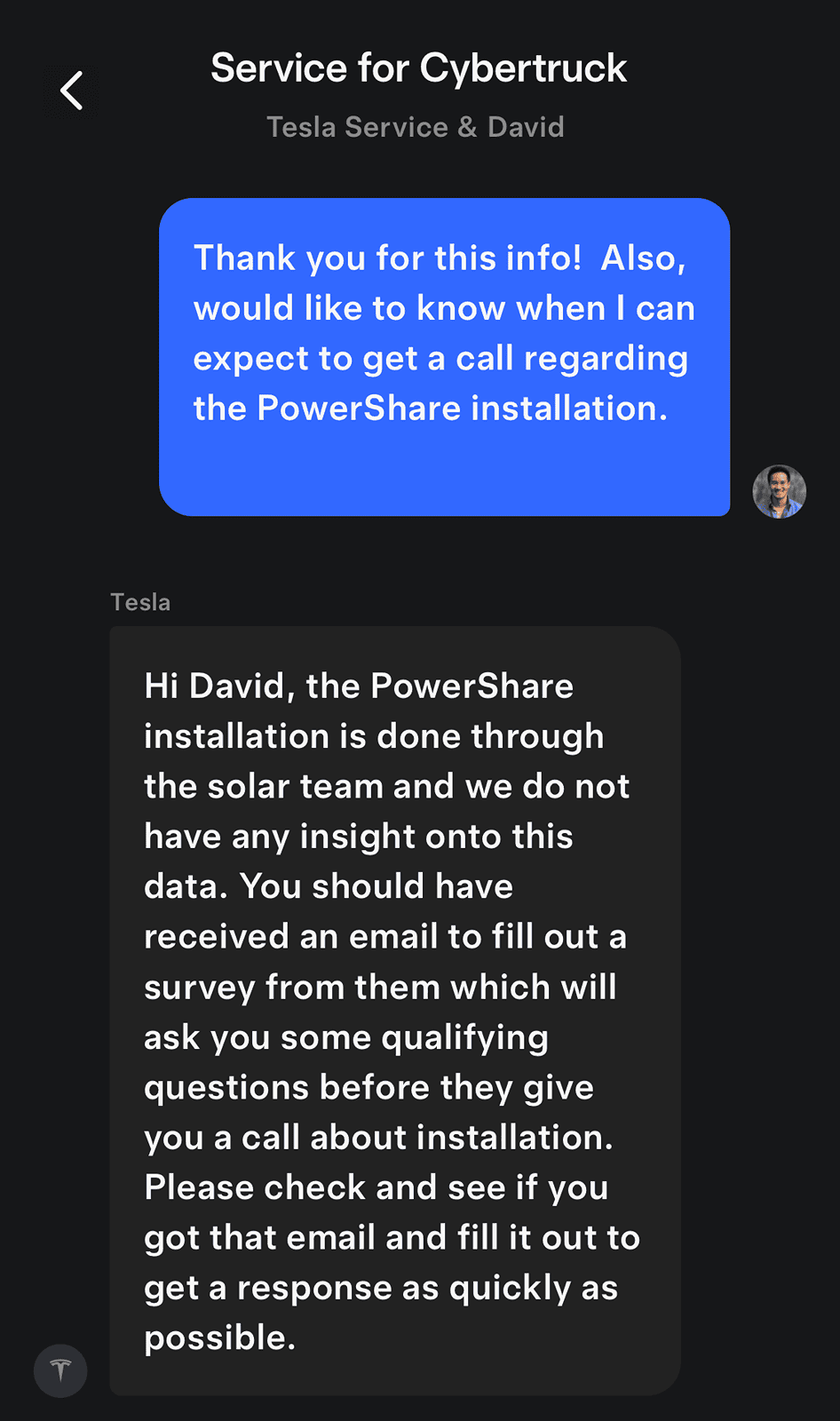 Tesla Cybertruck PowerShare Appointment Scheduling for CyberBeast! IMG_4025.PNG