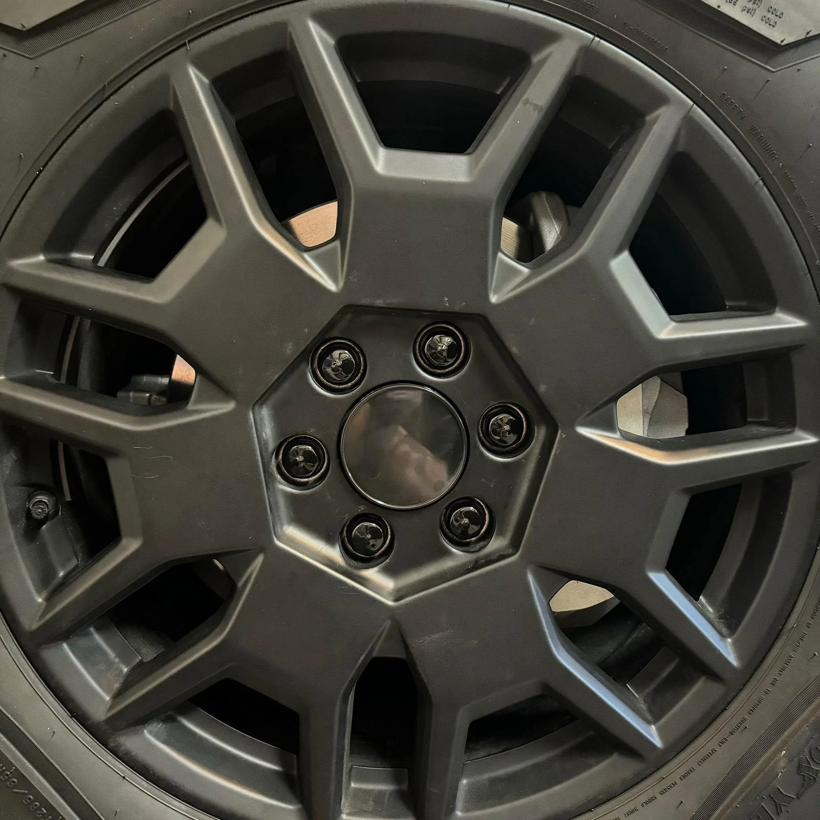 Tesla Cybertruck Lug Nut Caps IMG_8415
