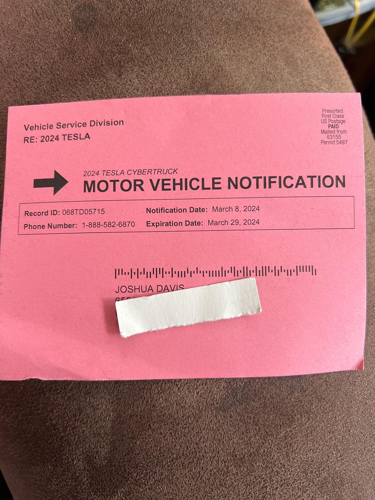 Tesla Cybertruck Tesla selling my info? image