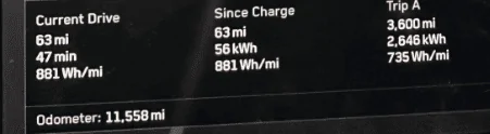 Tesla Cybertruck WH/Mi energy use and range feedback zimage7713