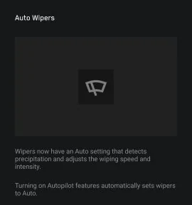 Tesla Cybertruck Cybertruck Software Update 2024.8.4  (Auto Wipers • Vehicle alarm includes trailer • One-Time Charge Limit • Tire Service Mileage • Rear Headphones) GI_LCL0XQAA83Ou copy 5