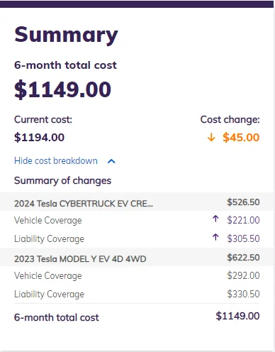 Tesla Cybertruck Insurance cost / quotes / premiums for Cybertruck -- what's yours? 💲 1710865357358-