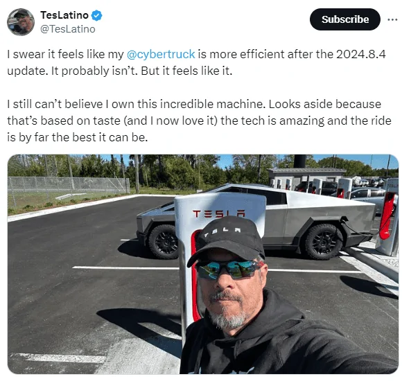 Tesla Cybertruck Range for AWD Cybertruck 200-250 miles after many real world tests 1710874962063-2r
