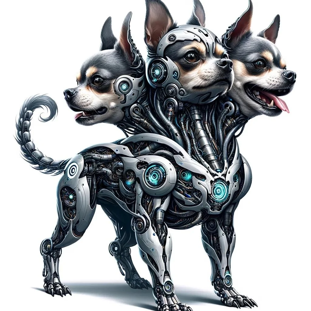 Tesla Cybertruck Fridge magnet Cerberus