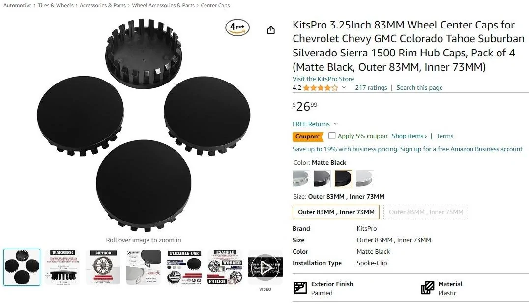 Tesla Cybertruck Custom wheel Centercap design - 3D print your own LpF1RUm