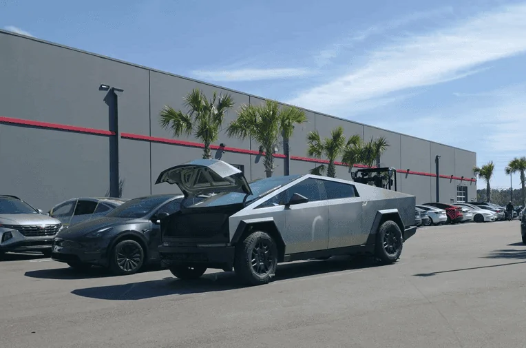 Tesla Cybertruck JAX Delivery Scheduled March 22 \ VIN 19XX Where has this truck been? zimage7726