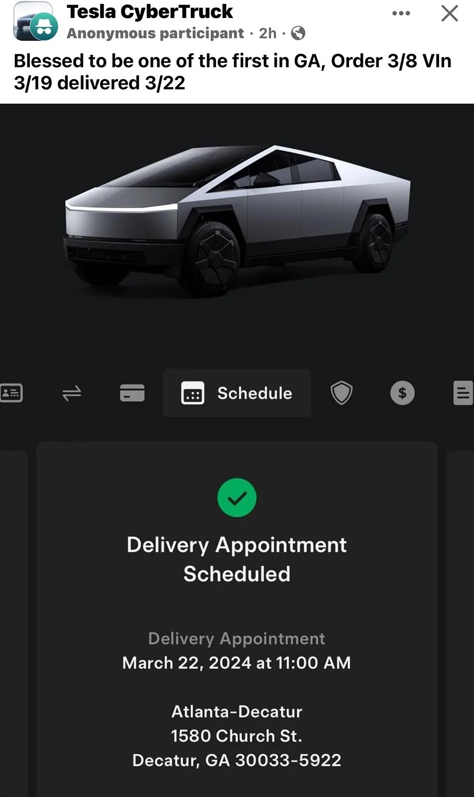 Tesla Cybertruck Arizona rise up! Let’s go. VIN secured. IMG_1882