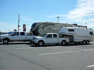 Tesla Cybertruck My dream camping setup is a Escape 5.0 5th wheel but…. IMG_1171