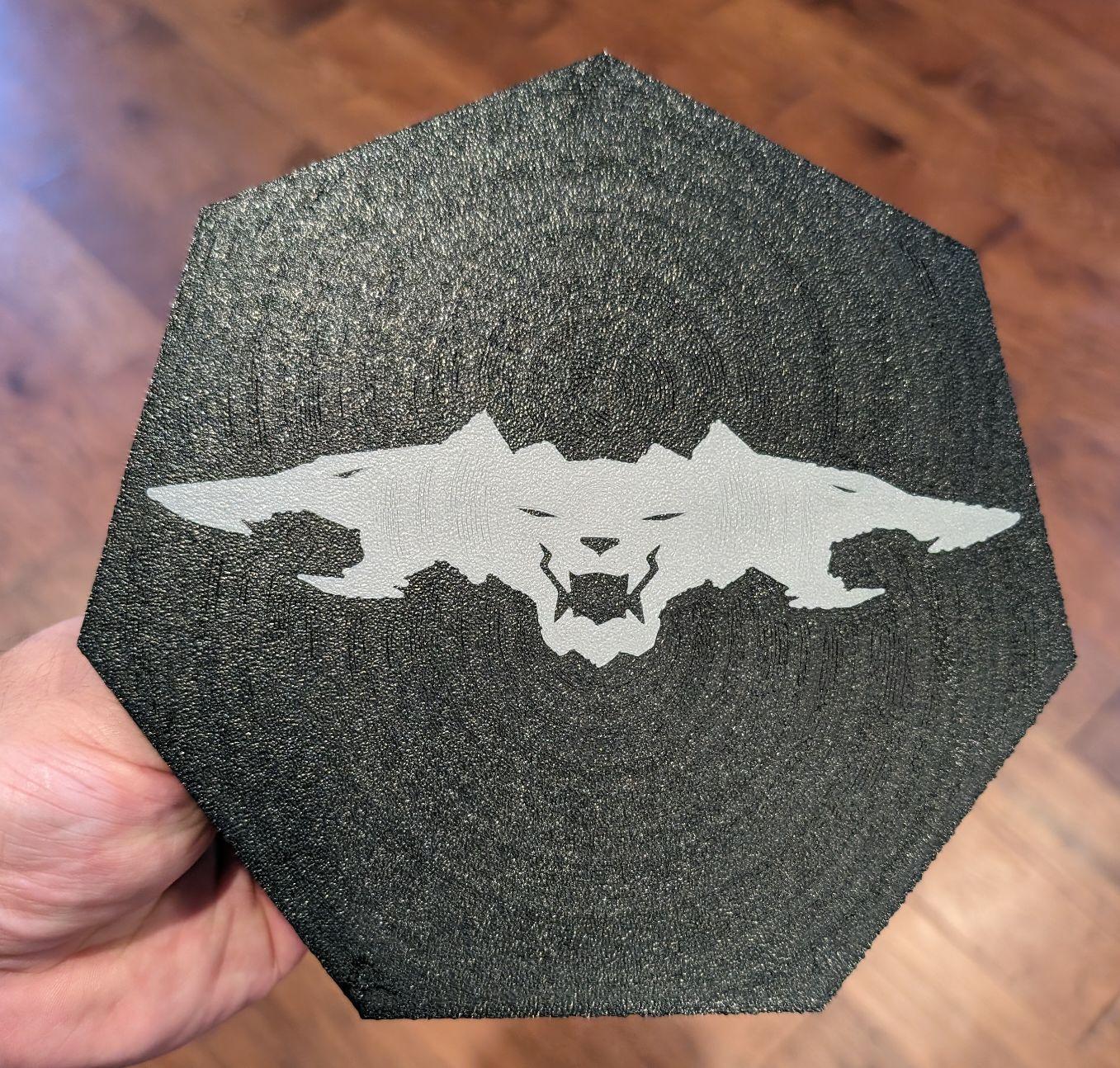 Tesla Cybertruck 3D Printed Lug Nut Covers for Cybertruck wheels Cyberbeast Logo IRL