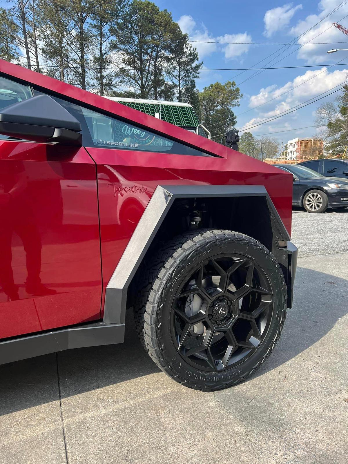Tesla Cybertruck Cybertruck Aftermarket Wheels & Tires Photos + Info Compilation -wheels-nitto-recon-grappler-tires-cowl-lights-