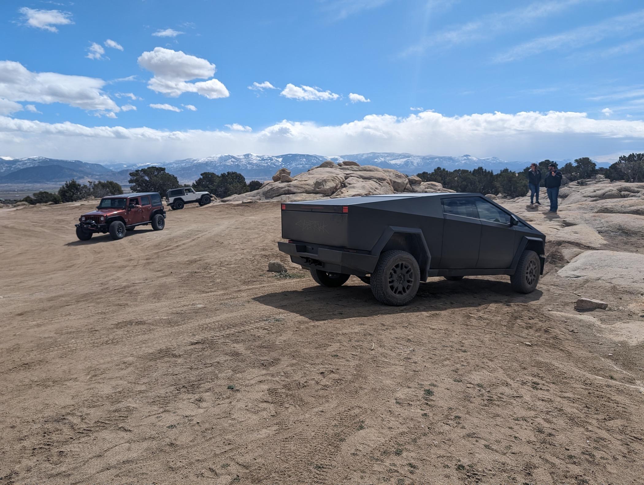 Tesla Cybertruck My first off-road trip in Cybertruck (Southern Utah) -- high speed runs + rock crawling IMG_0369
