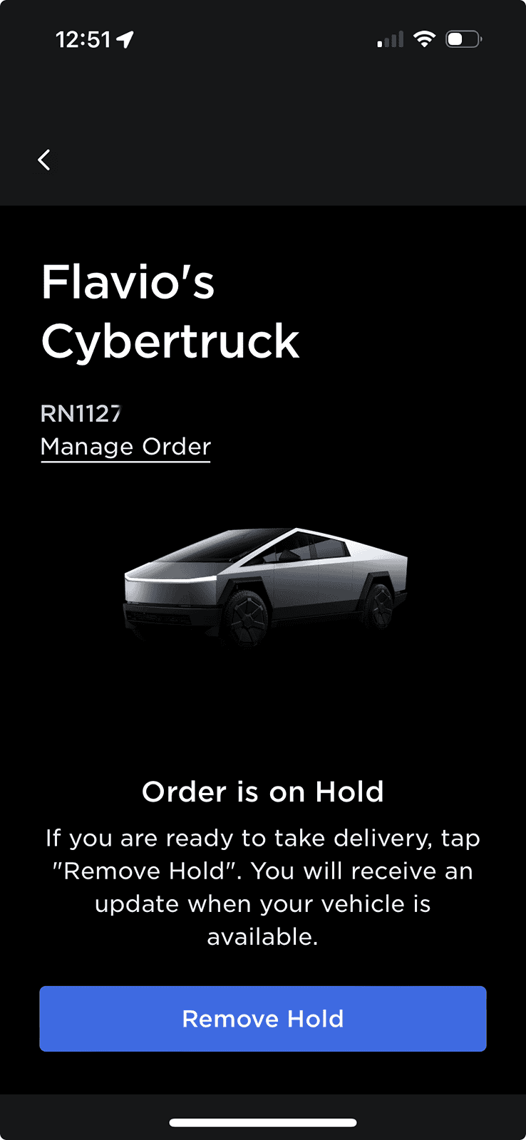 Tesla Cybertruck Foundation Series skipper waiting room. 1711472073007-vr
