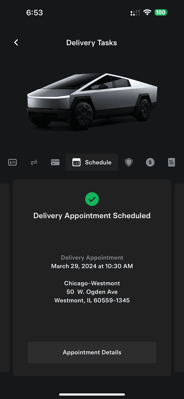 Tesla Cybertruck Tesla Cybertruck Foundation Series 2nd Delivery Chicagoland IMG_4805