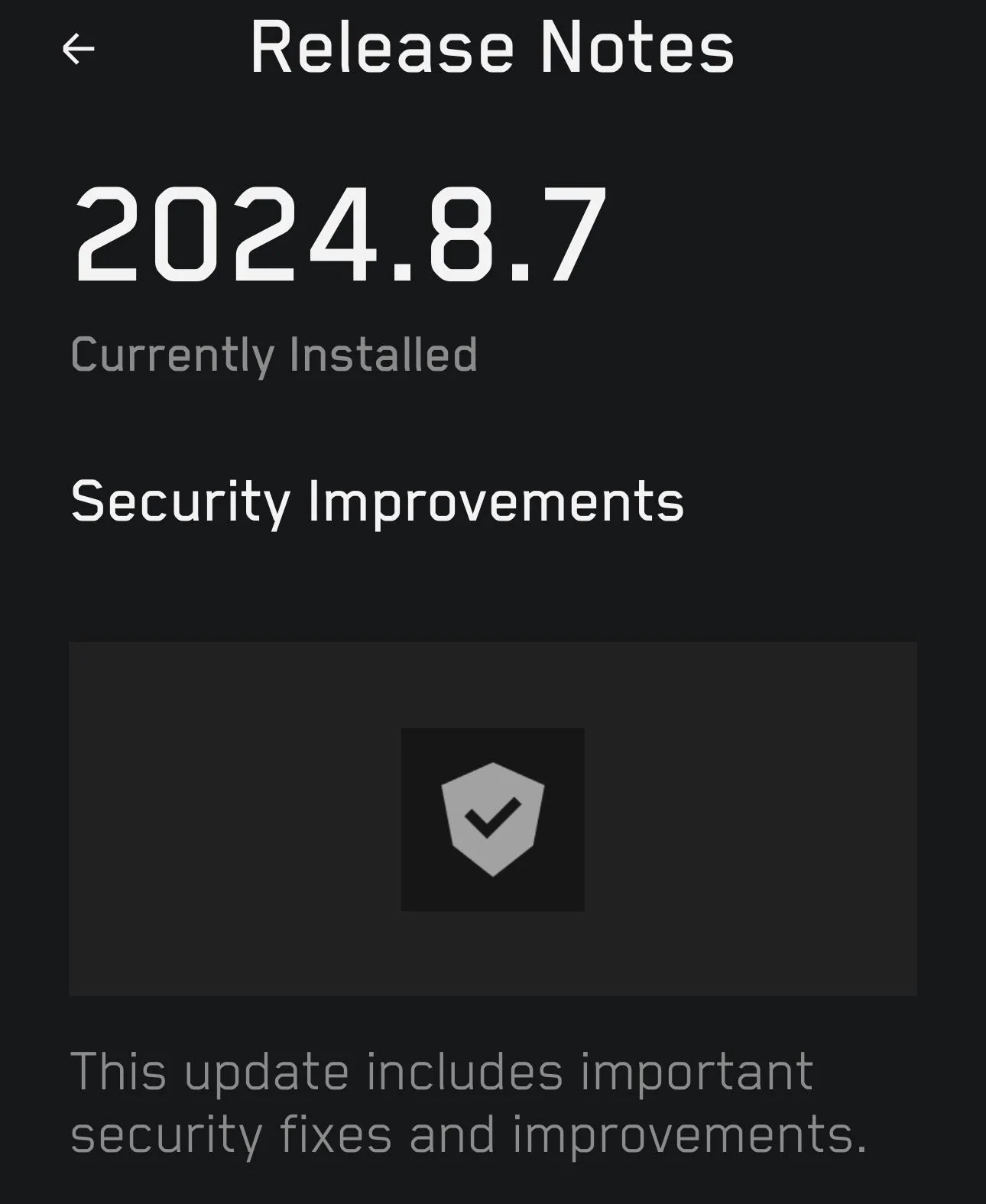 Tesla Cybertruck My Range Improved After Software Update 2024.8.7 IMG_6564