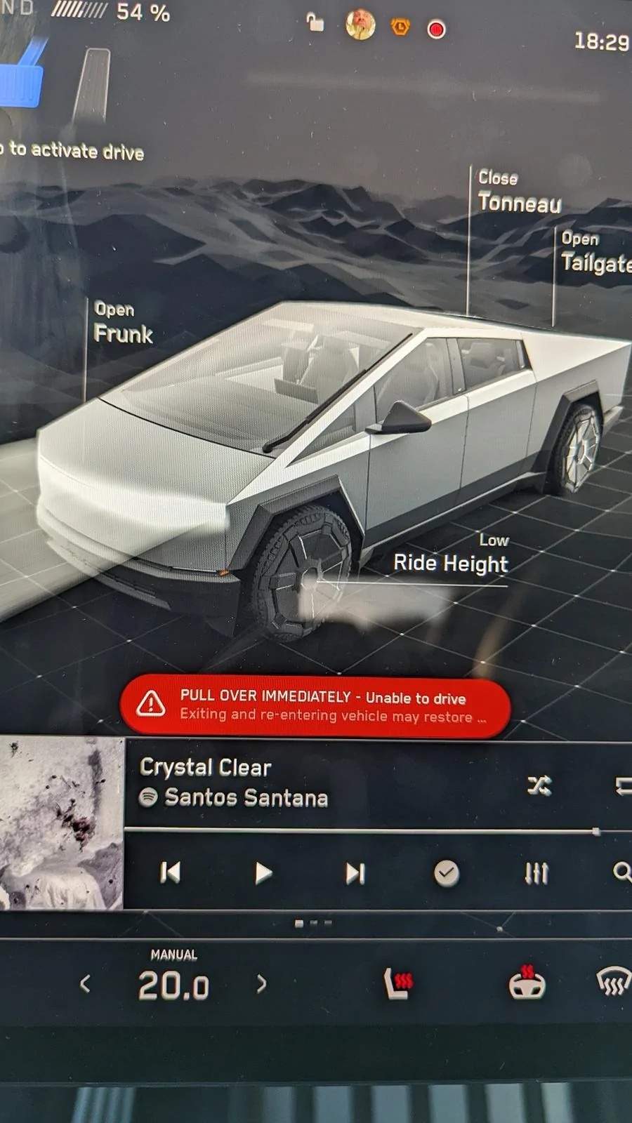 Tesla Cybertruck The front motor disabled PXL_20240327_012922187.MP